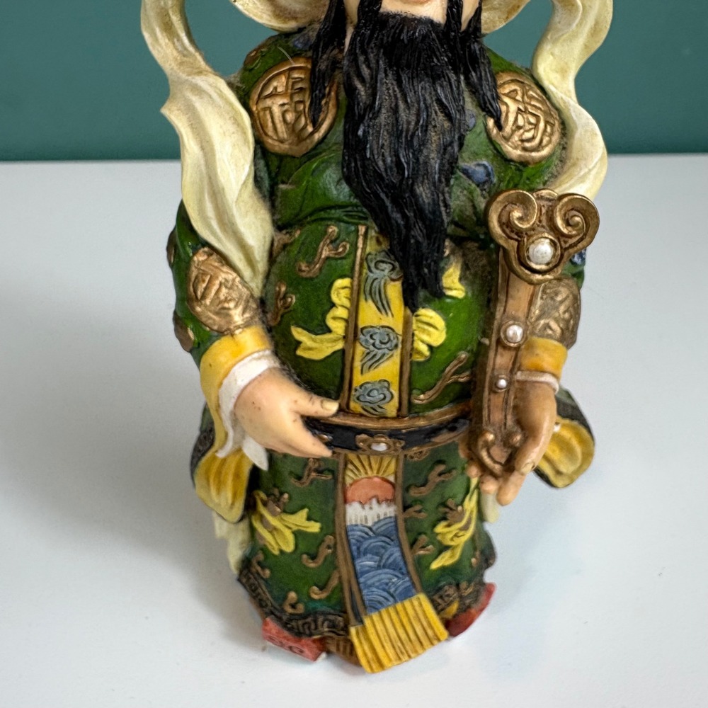 Verano Chinese Fu Lu Shou Figurines Set Prosperity Longevity Fortune Resin Decor